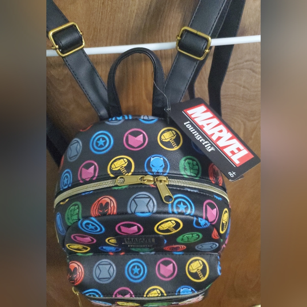 Loungefly Marvel Chibi Avengers Mini Backpack - Picture 9 of 12